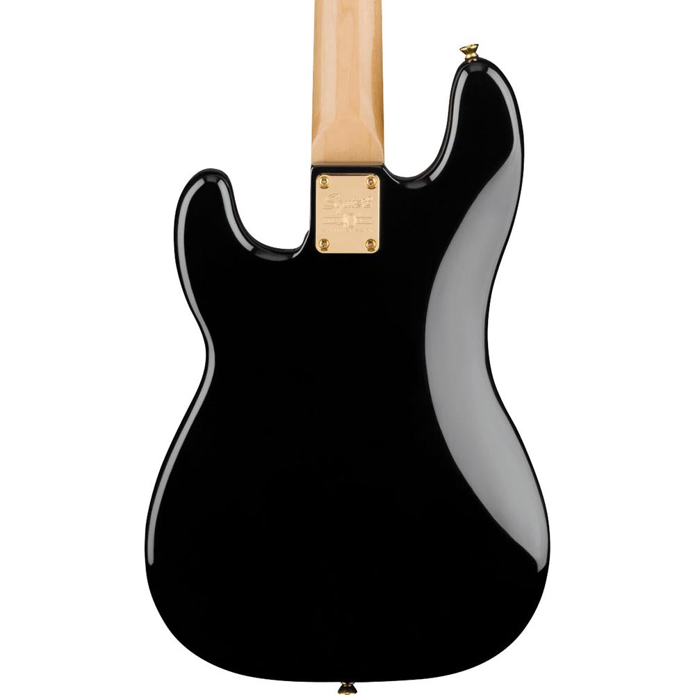 Squier 40th Anniversary Precision Bass, Laurel, Gold Edition, Black