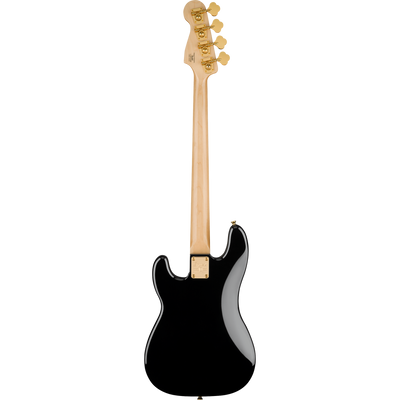 Squier 40th Anniversary Precision Bass, Laurel, Gold Edition, Black
