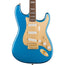 Squier 40th Anniversary Stratocaster Electric Guitar, Laurel, Gold Edition, Lake Placid Blue