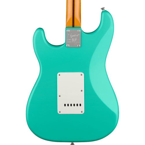 Squier 40th Anniversary Stratocaster, Vintage Edition, Maple, Satin Seafoam Green