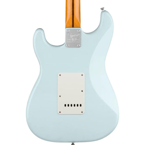 Squier 40th Anniversary Stratocaster, Vintage Edition, Maple, Satin Sonic Blue