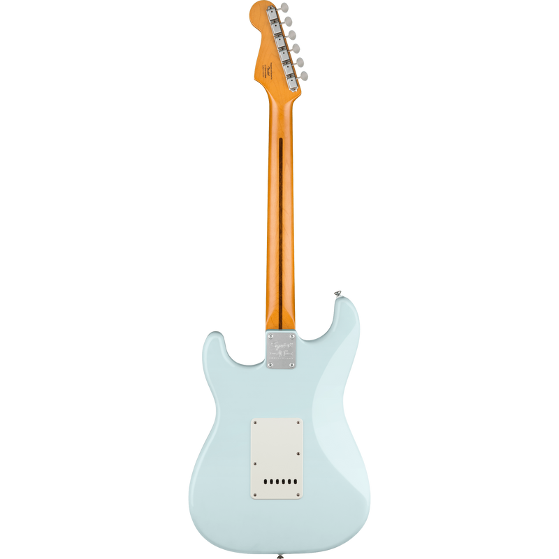 Squier 40th Anniversary Stratocaster, Vintage Edition, Maple, Satin Sonic Blue