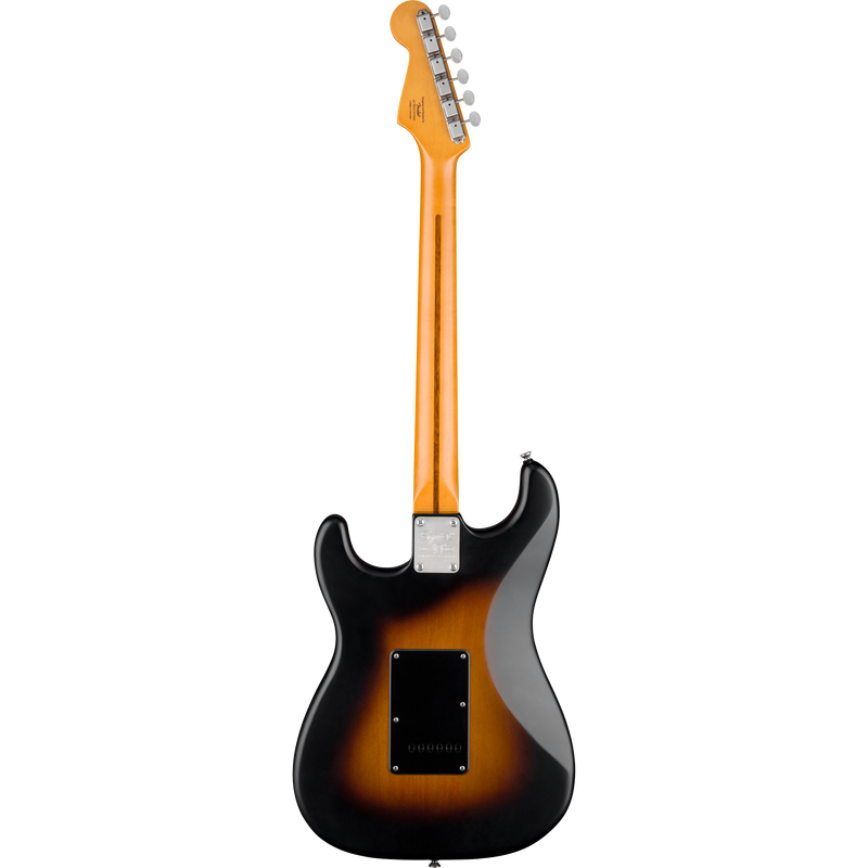 Squier 40th Anniversary Stratocaster, Vintage Edition, Maple, Satin Wide 2-Color Sunburst