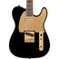 Squier 40th Anniversary Telecaster Electric Guitar, Laurel, Gold Edition, Black