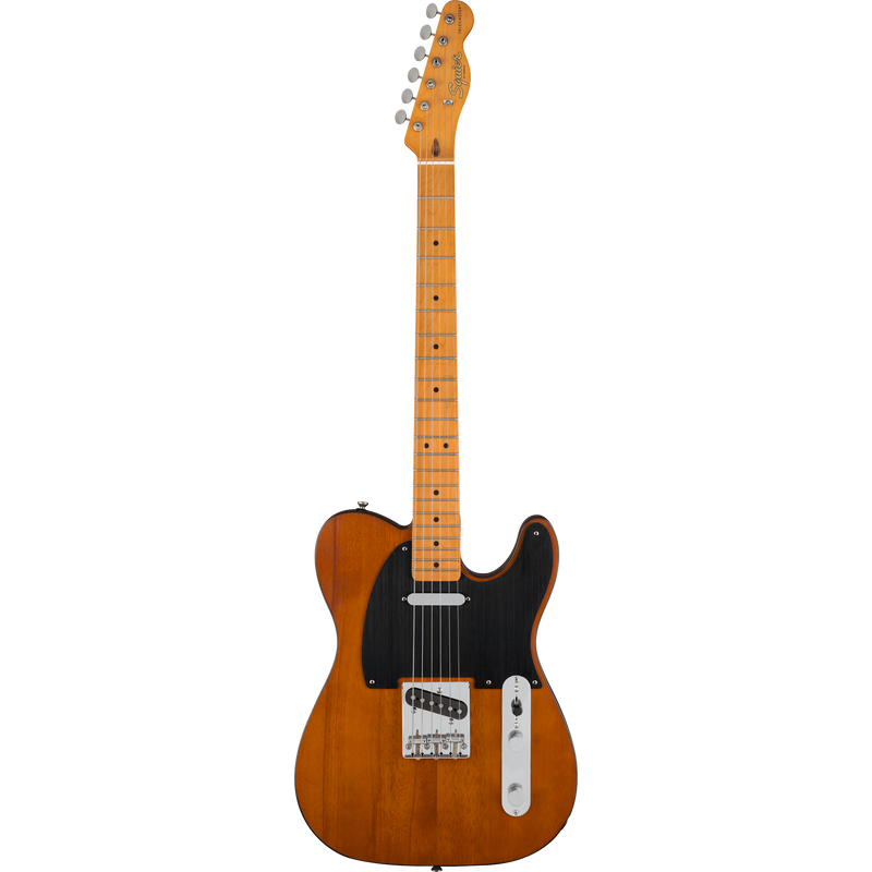 Squier 40th Anniversary Telecaster, Vintage Edition, Maple, Satin Mocha