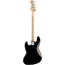 Squier Affinity Series Jazz Bass Maple, Black Pickguard, Black