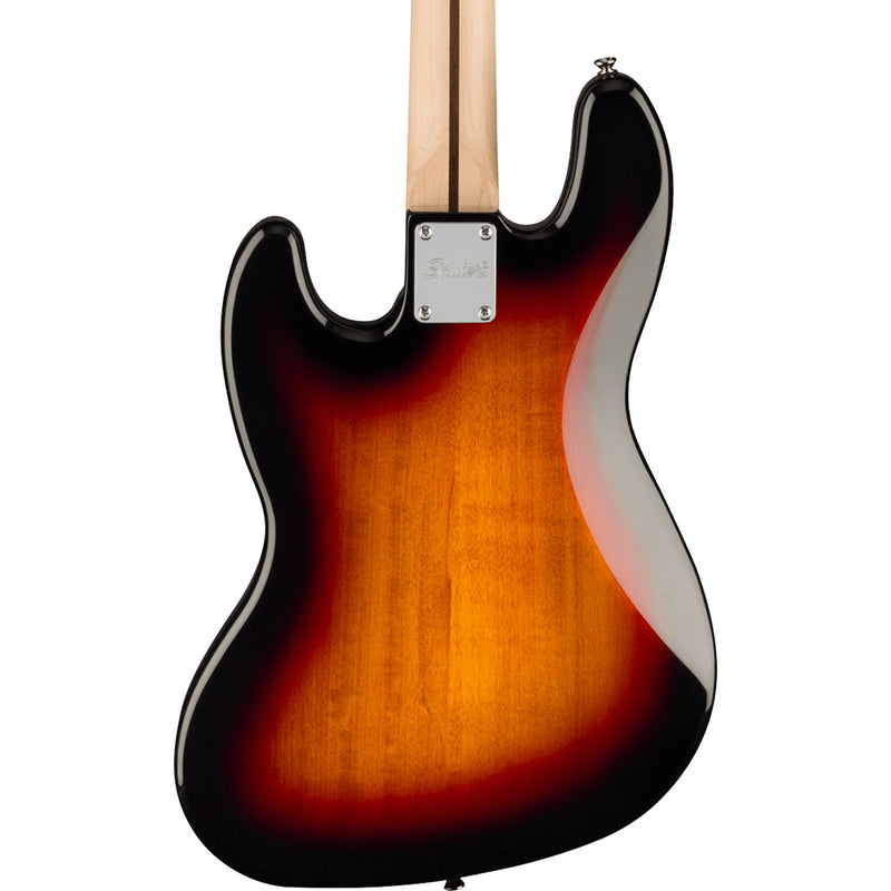 Squier Affinity Series Jazz Bass Maple, White Pickguard, 3 Color Sunburst