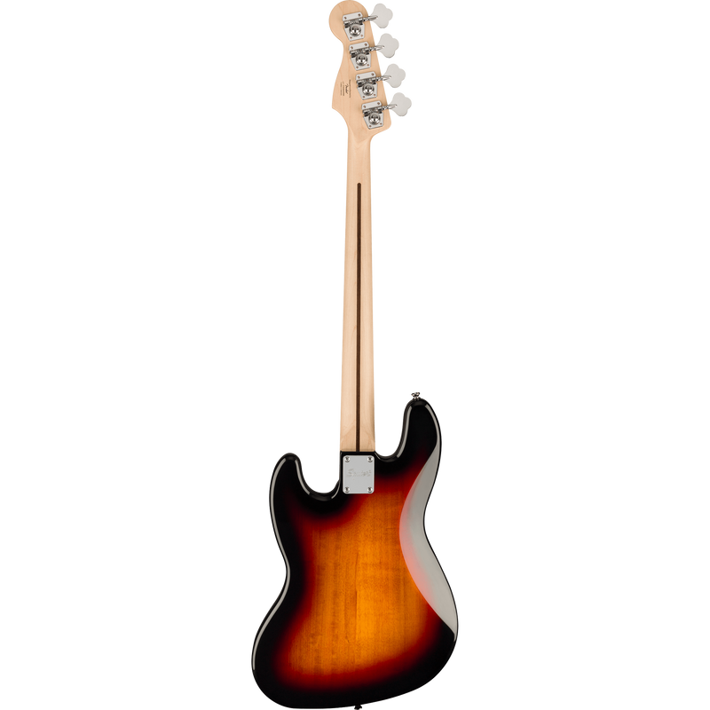 Squier Affinity Series Jazz Bass Maple, White Pickguard, 3 Color Sunburst