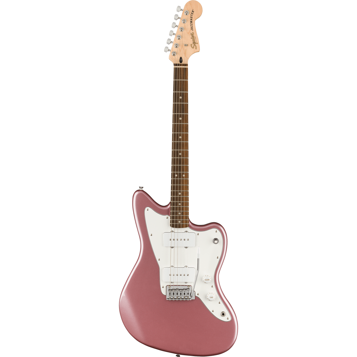 Squier Affinity Series Jazzmaster Laurel, White Pickguard, Burgundy Mist