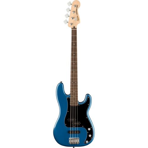 Squier Affinity Series Precision Bass PJ Laurel, Black Pickguard, Lake Placid Blue