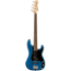 Squier Affinity Series Precision Bass PJ Laurel, Black Pickguard, Lake Placid Blue