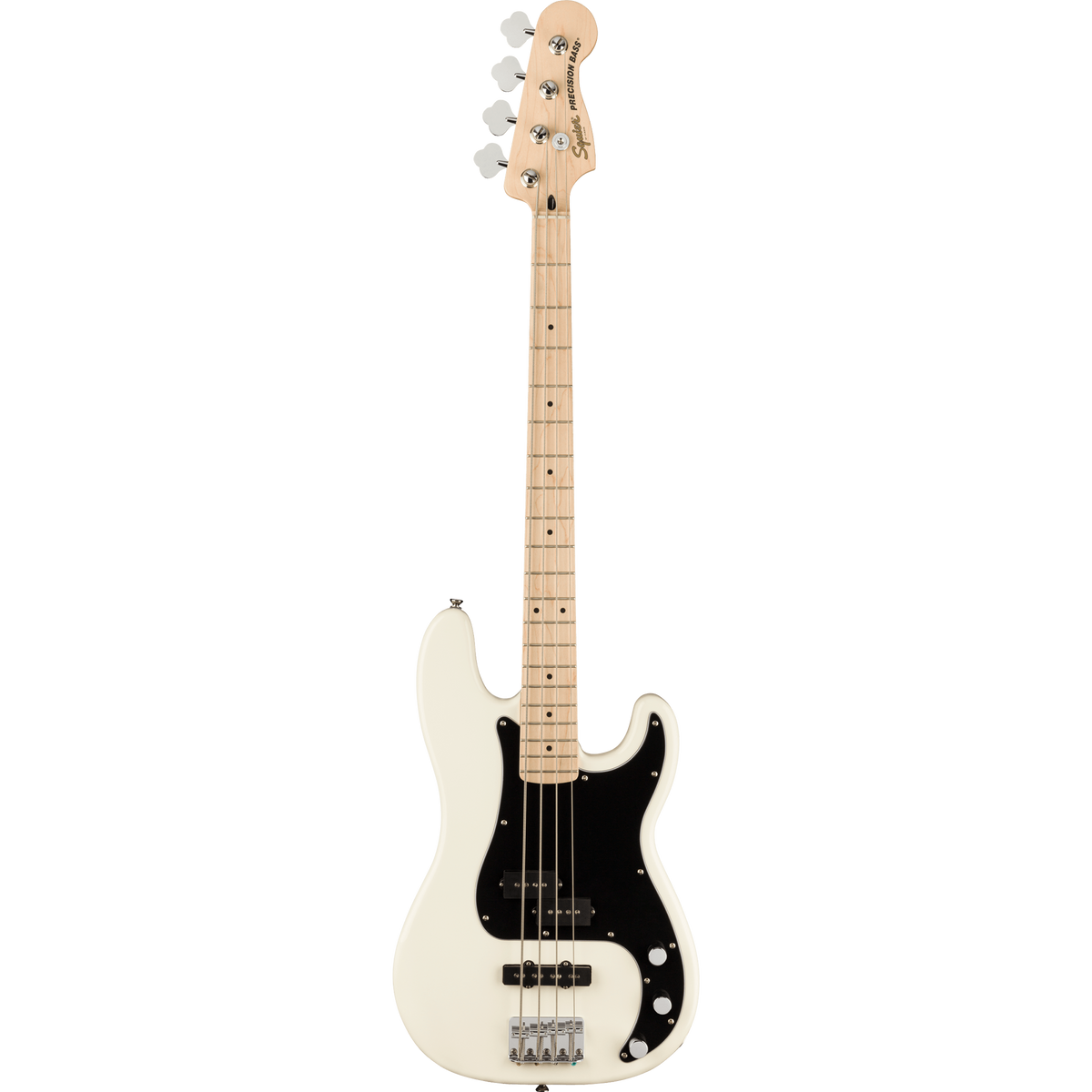 Squier Affinity Series Precision Bass PJ Maple, Black Pickguard, Olympic White