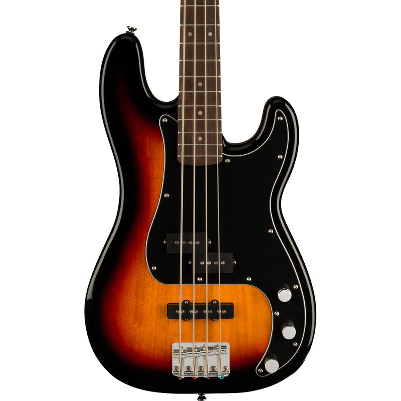 Squier Affinity Series Precision Bass PJ Pack Laurel, 3 Color Sunburst, Rumble 15 120V
