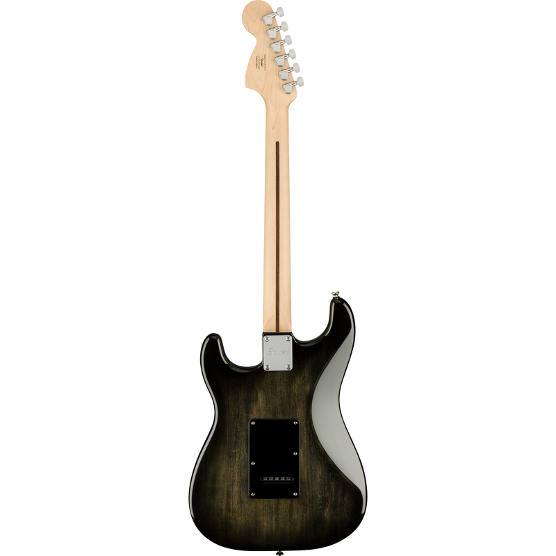 Squier Affinity Series Stratocaster FMT HSS Maple, Black Pickguard, Black Burst