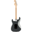 Squier Affinity Series Stratocaster HH Electric Guitar Laurel, Black Pickguard, Charcoal Frost Metallic
