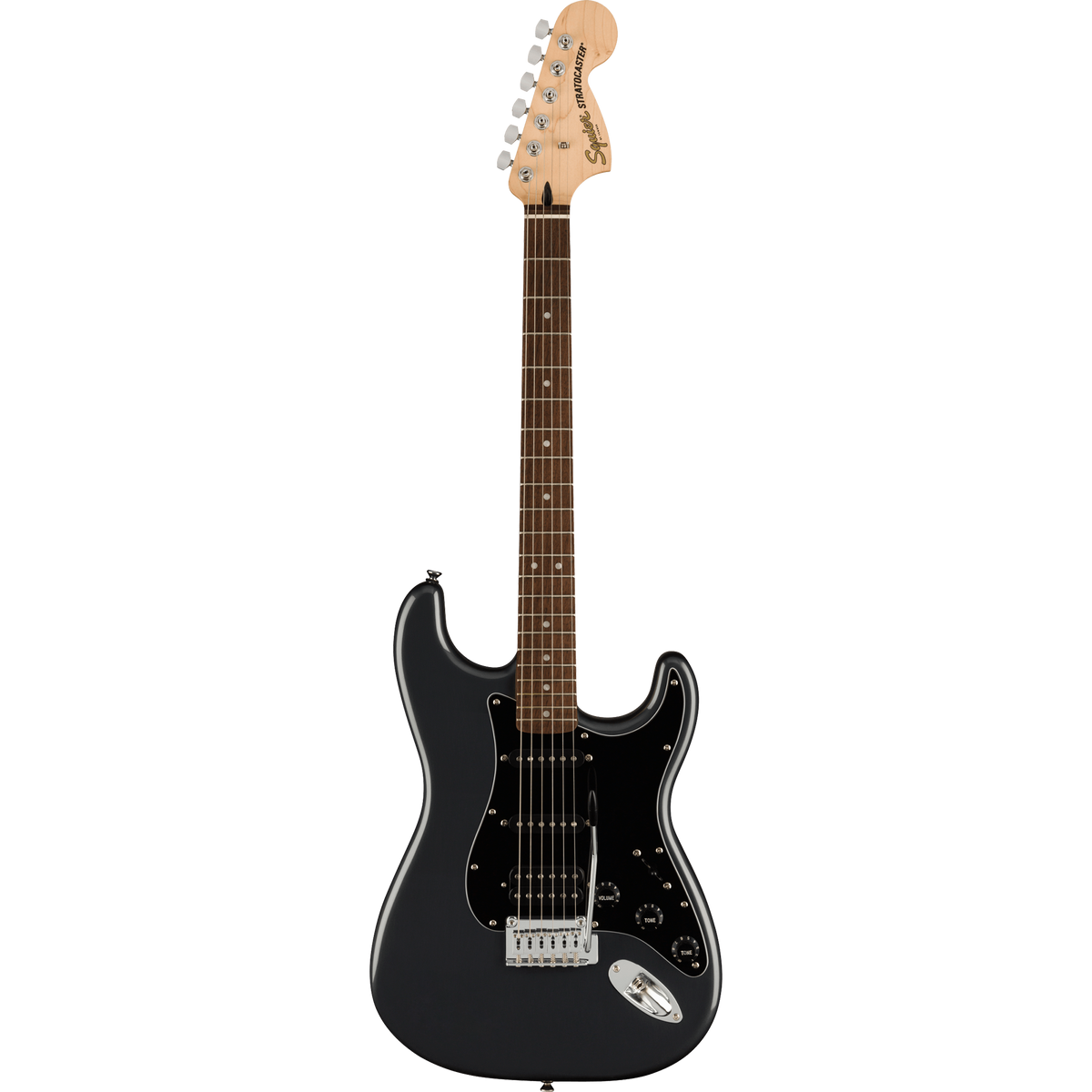 Squier Affinity Series Stratocaster HSS Pack Laurel, Charcoal Frost, Metallic 120V