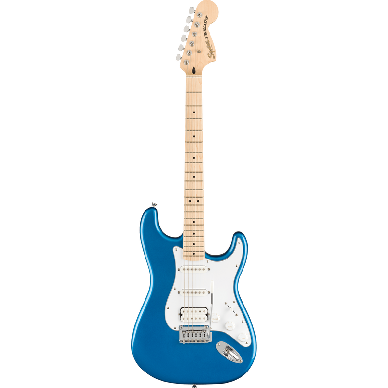 Squier Affinity Series Stratocaster HSS Pack Maple, Lake Placid Blue, 120V