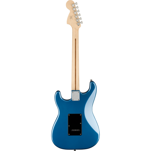 Squier Affinity Series Stratocaster Maple, Black Pickguard, Lake Placid Blue