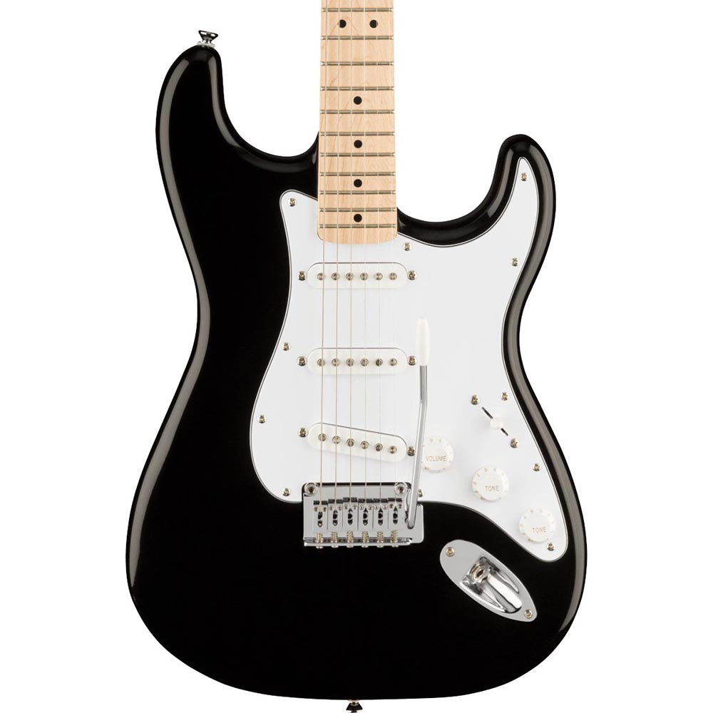 Squier Affinity Stratocaster Electric Guitar, Maple Fingerboard, Black