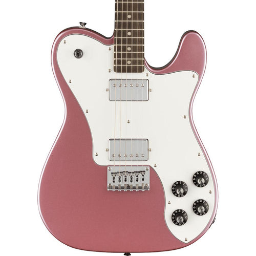 Squier Affinity Series Telecaster Deluxe Electric Guitar Laurel, White Pickguard, Burgundy Mist