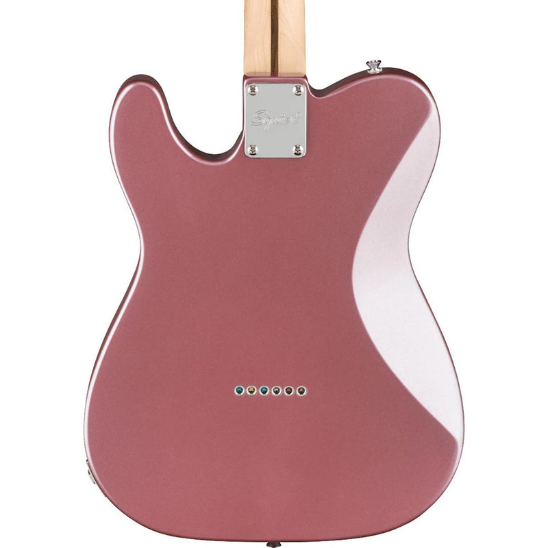 Squier Affinity Series Telecaster Deluxe Electric Guitar Laurel, White Pickguard, Burgundy Mist