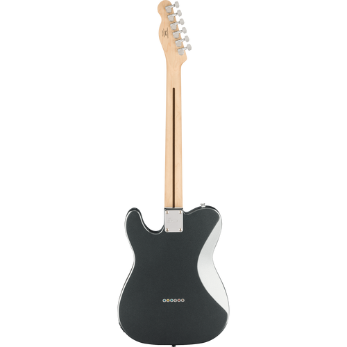 Squier Affinity Series Telecaster Deluxe Laurel, White Pickguard, Charcoal Frost Metallic