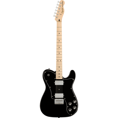 Squier Affinity Series Telecaster Deluxe Maple, Black Pickguard, Black