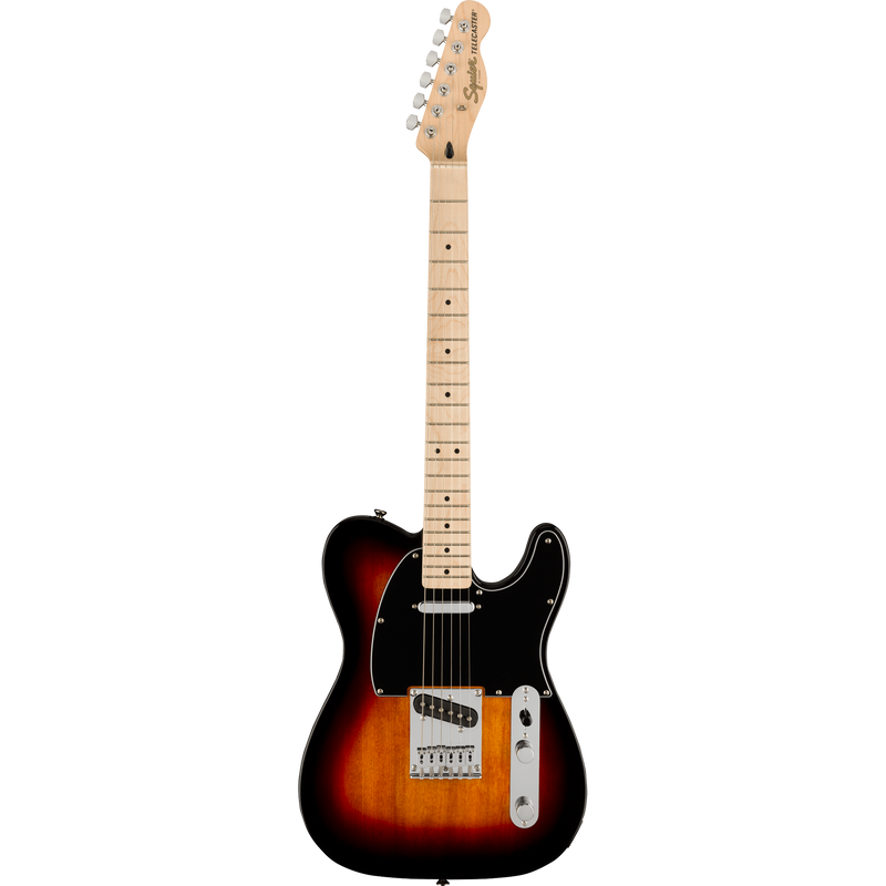 Squier Affinity Series Telecaster Maple, Black Pickguard, 3 Color Sunburst
