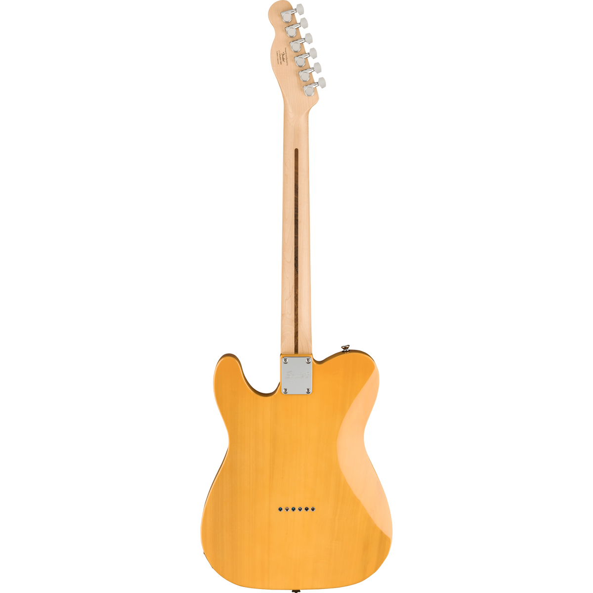 Squier Affinity Series Telecaster Electric Guitar Maple, Black Pickguard, Butterscotch Blonde
