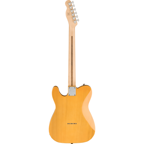 Squier Affinity Series Telecaster Electric Guitar Maple, Black Pickguard, Butterscotch Blonde