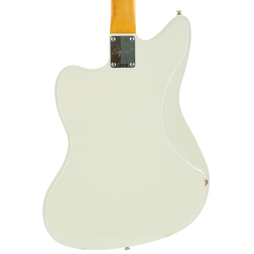 Squier J Mascis Jazzmaster Electric Guitar, Laurel, Vintage White B-Stock