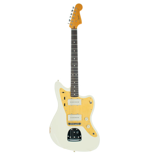 Squier J Mascis Jazzmaster Electric Guitar, Laurel, Vintage White B-Stock