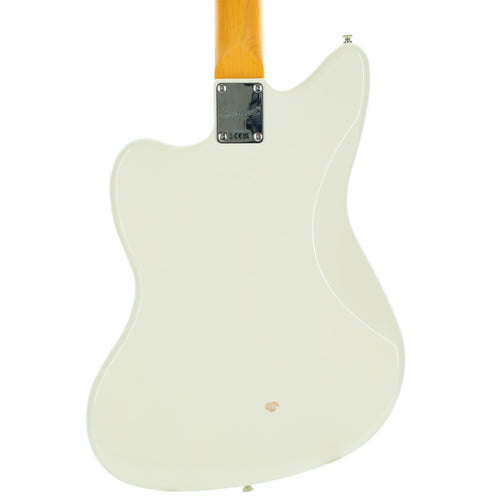 Squier J Mascis Jazzmaster Electric Guitar, Laurel, Vintage White B-Stock