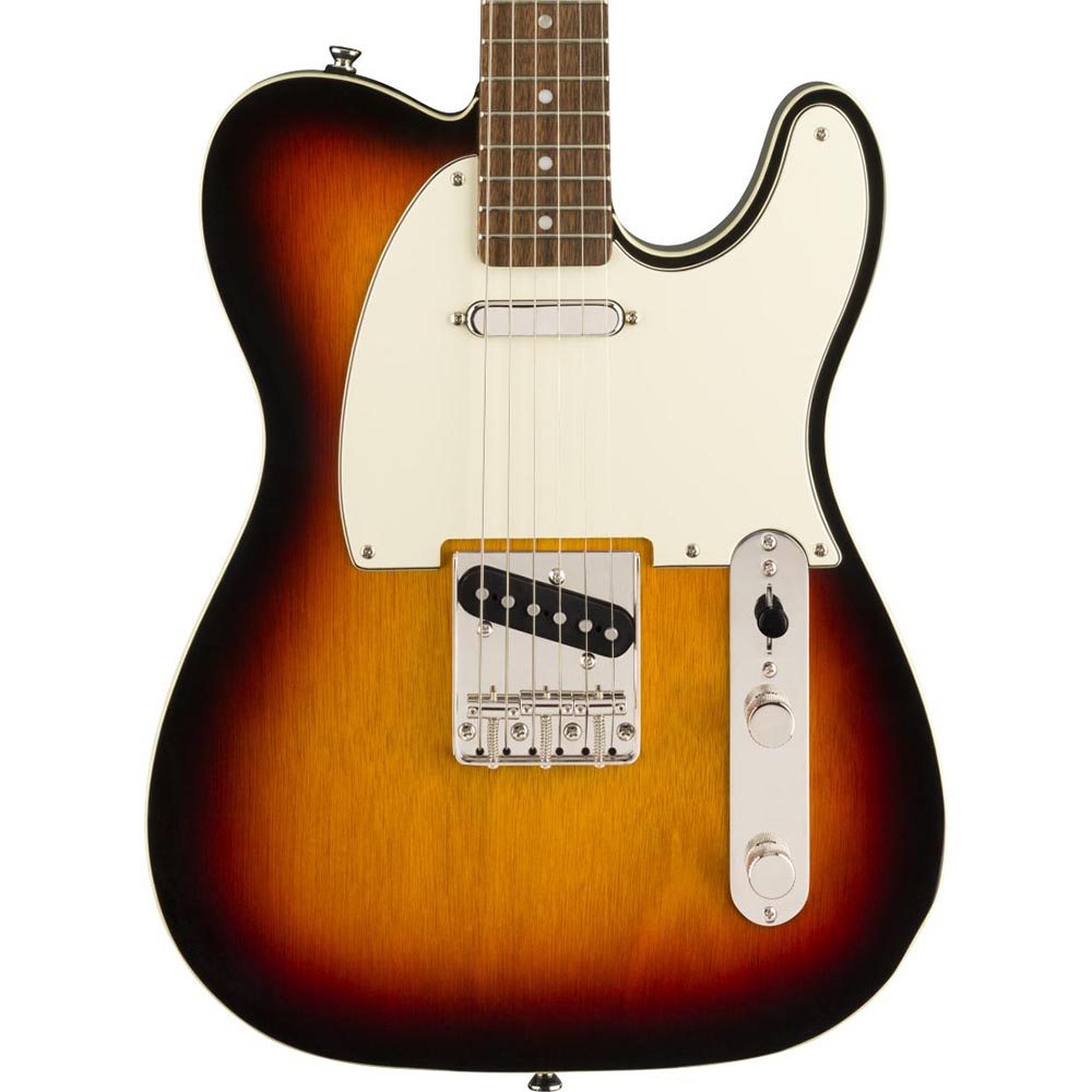 Squier Classic Vibe '60s Custom Telecaster Electric Guitar, Laurel Fingerboard 3-Color Sunburst