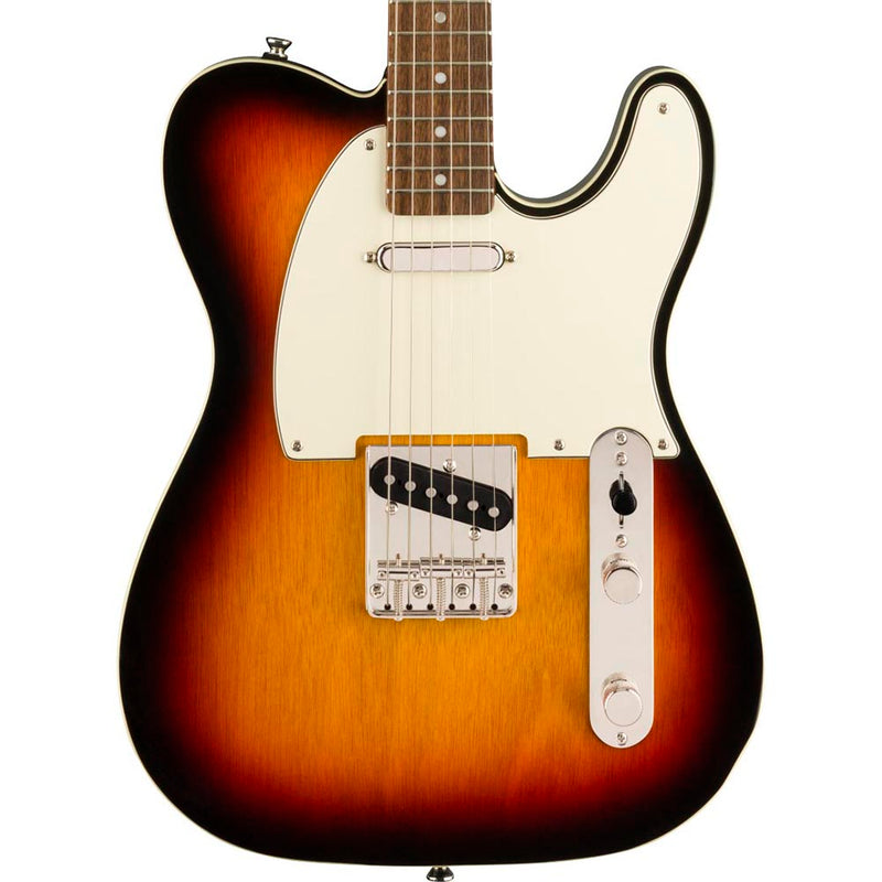 Squier Classic Vibe '60s Custom Telecaster Electric Guitar, Laurel Fingerboard 3-Color Sunburst