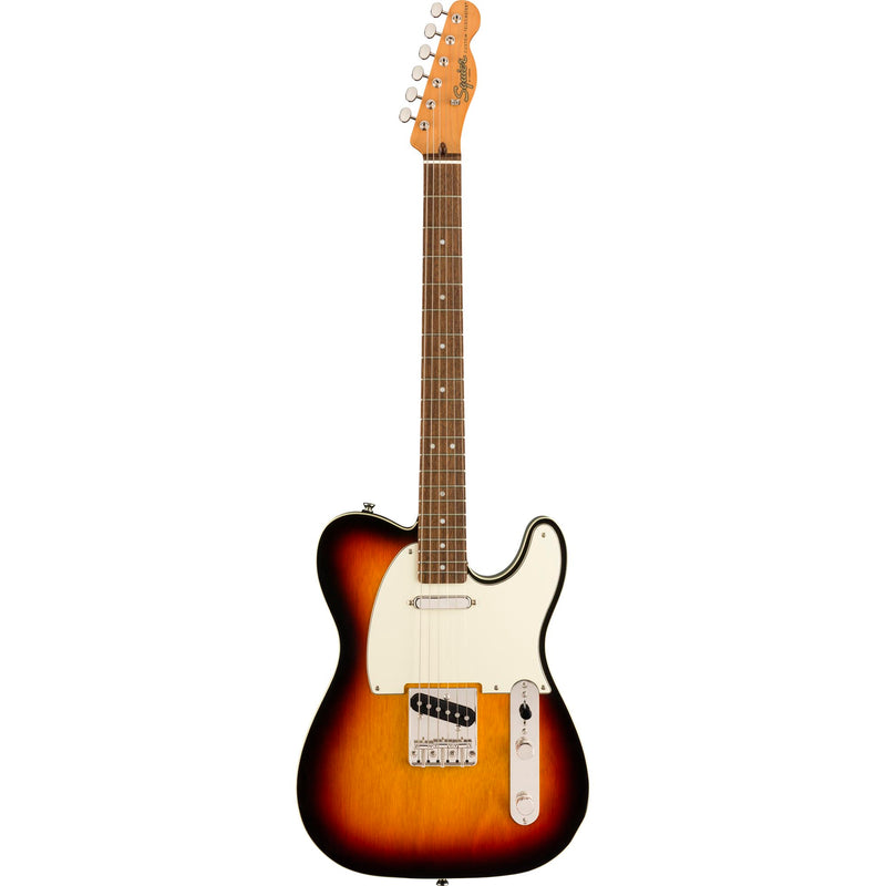 Squier Classic Vibe '60s Custom Telecaster Electric Guitar, Laurel Fingerboard 3-Color Sunburst