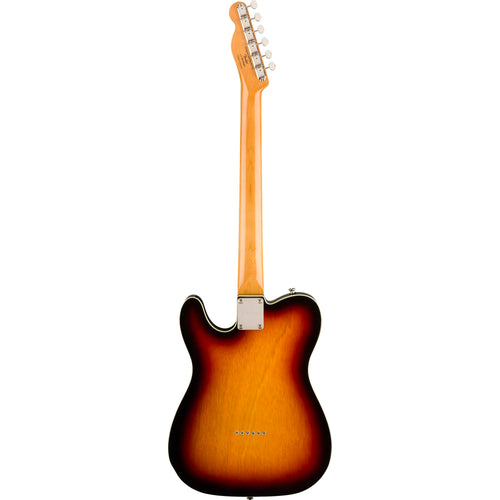 Squier Classic Vibe '60s Custom Telecaster Electric Guitar, Laurel Fingerboard 3-Color Sunburst