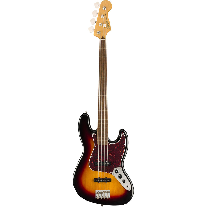 Squier Classic Vibe '60s Jazz Bass Guitar, Fretless