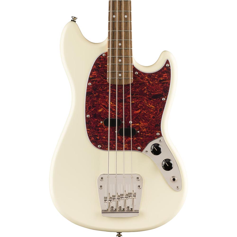 Squier Classic Vibe '60s Mustang Bass Laurel Fingerboard Olympic White