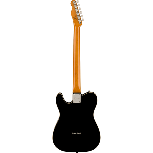 Squier Classic Vibe Baritone Custom Telecaster, Laurel, Parchment Pickguard, Black