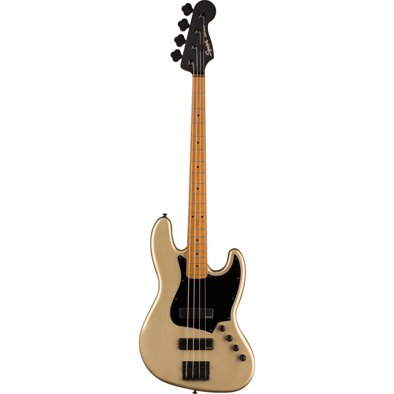 Squier Contemporary Active Jazz Bass Guitar HH, Roasted, Maple, Shoreline Gold