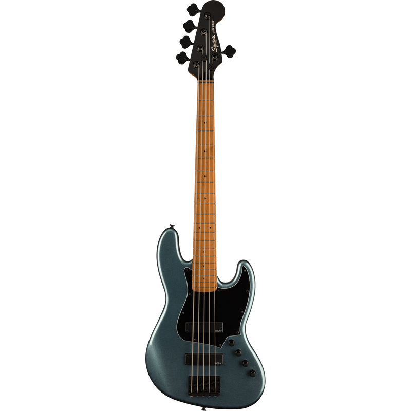 Squier Contemporary Active Jazz Bass HH V, Roasted, Maple, Gunmetal Metallic
