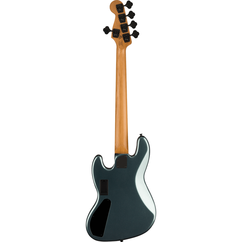 Squier Contemporary Active Jazz Bass HH V, Roasted, Maple, Gunmetal Metallic