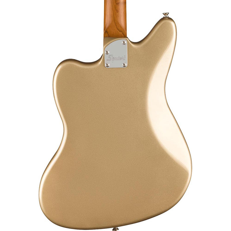Squier Contemporary Jaguar HH ST Electric Guitar Laurel, Black Pickguard, Shoreline Gold