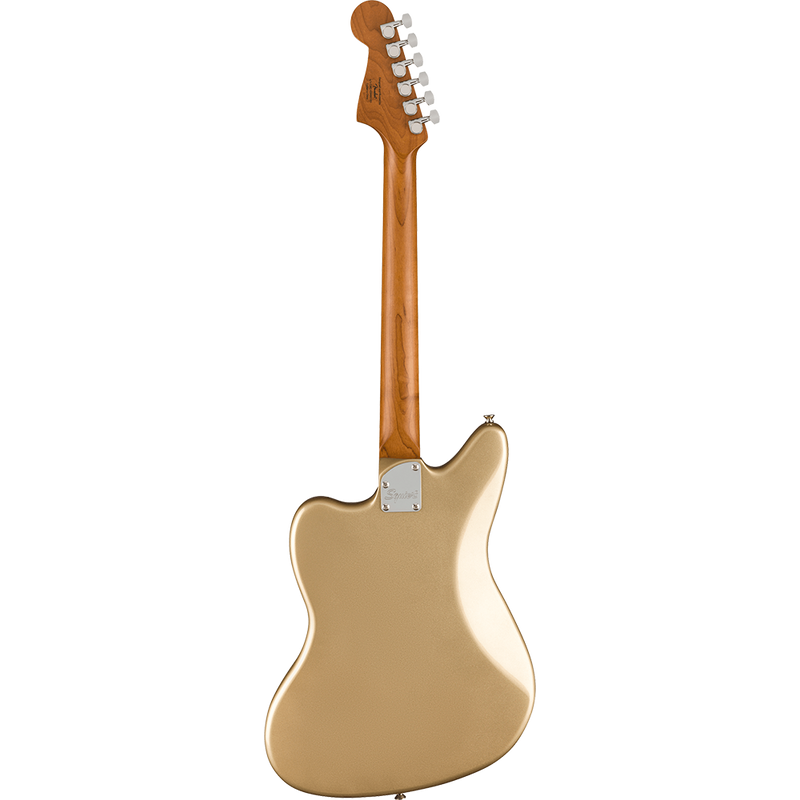 Squier Contemporary Jaguar HH ST Electric Guitar Laurel, Black Pickguard, Shoreline Gold