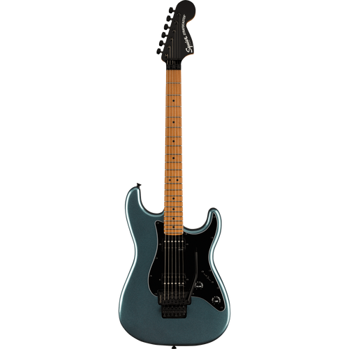Squier Contemporary Stratocaster HH FR Roasted Maple, Black Pickguard, Gunmetal Metallic