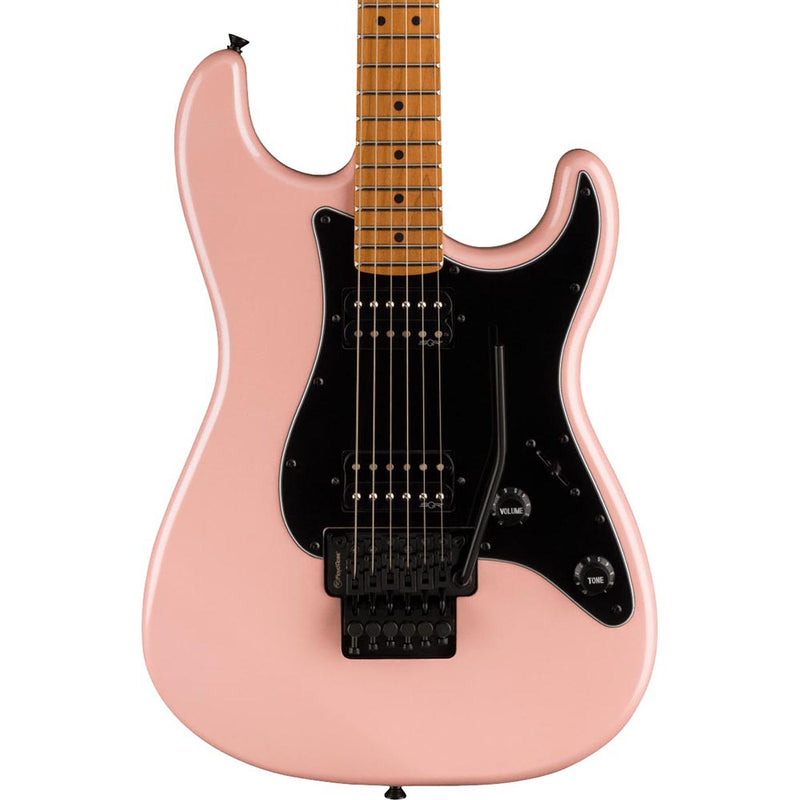 Squier Contemporary Stratocaster HH FR Roasted Maple, Black Pickguard, Shell Pink Pearl
