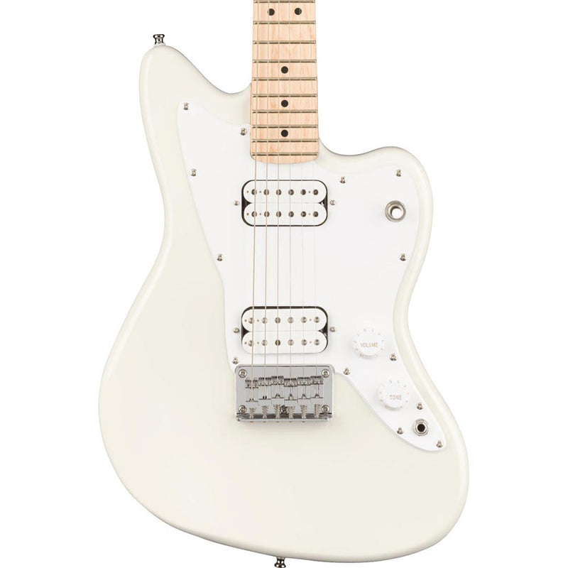 Squier Mini Jazzmaster HH Maple, White Pickguard Olympic White