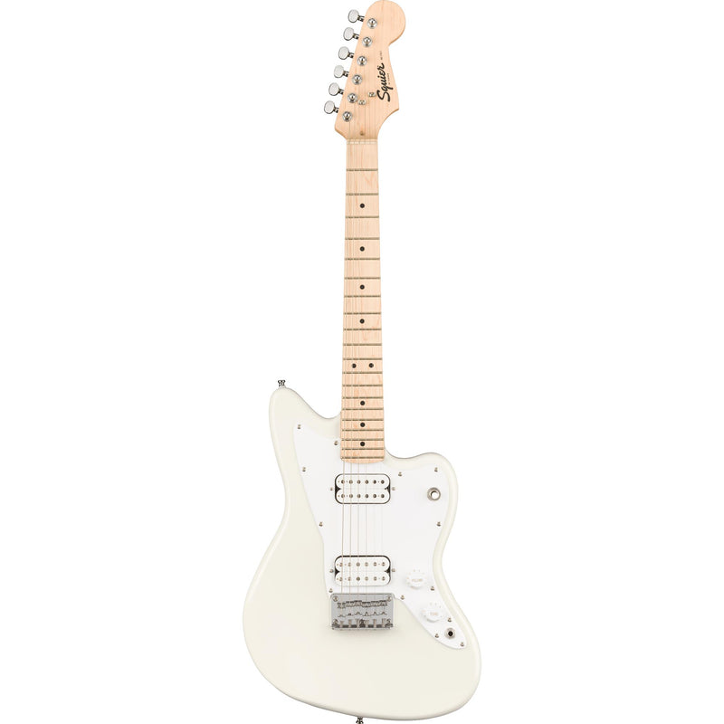 Squier Mini Jazzmaster HH Maple, White Pickguard Olympic White