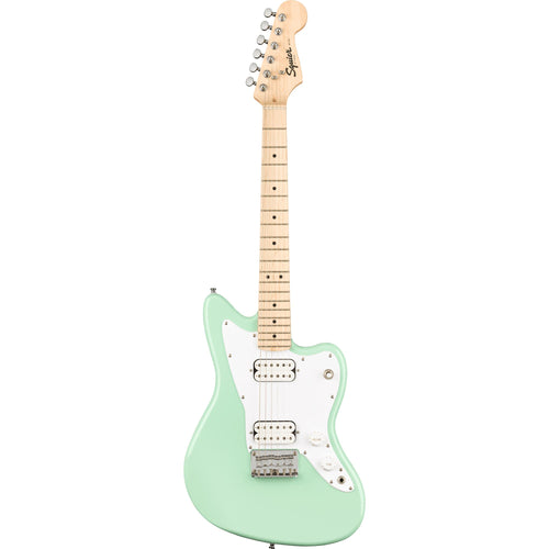 Squier Mini Jazzmaster HH Maple, White Pickguard Surf Green